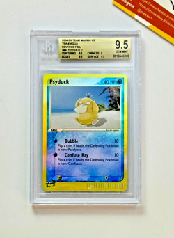 Pokemon BGS 9.5 Psyduck #44 Reverse Foil Ex Tm. Magma Vs Tm. Aqua 2004 English - Image 1