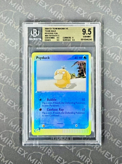 Pokemon BGS 9.5 Psyduck #44 Reverse Foil Ex Tm. Magma Vs Tm. Aqua 2004 English - Image 2