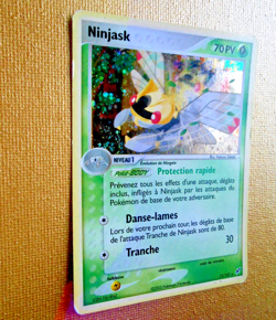 carte pokemon ninjask 13 /107 reverse logo Deoxys holo 70 PV 2005 BE - Image 1