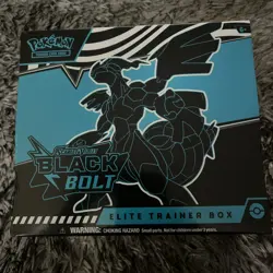 Pokemon TCG : Black Bolt Elite Trainer Box ETB - Free Delivery - Image 1