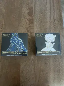 Pokemon Center Mega Evolution Gardevoir & Lucario ETB Elite Trainer Box Set Of 2 - Image 1