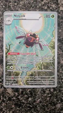 Ninjask 137/132 Pokemon Mega Evolution Holo Illustration Rare - Image 1