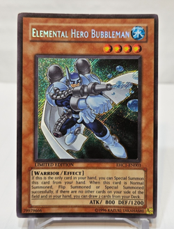 Elemental Hero Bubbleman EHC1-EN003 Secret Rare Limited Edition Yugioh 7829 - Image 1