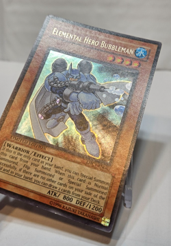Elemental Hero Bubbleman EHC1-EN003 Secret Rare Limited Edition Yugioh 7829 - Image 3