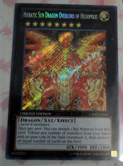 Hieratic Sun Dragon Overlord Of heliopolis - CT09-EN004 - Limited ED - Image 1