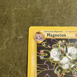 Pokemon TCG Magneton 26/62 Fossil Set Non-Holo Card MP Condition - Image 5