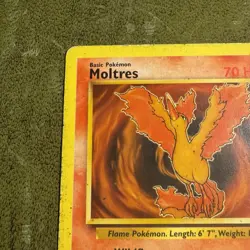 Pokemon TCG Moltres Fossil Card 27/62 Regular Card MP Condition - Image 4