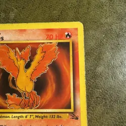 Pokemon TCG Moltres Fossil Card 27/62 Regular Card MP Condition - Image 5