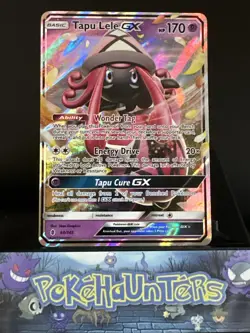 Pokemon Card Tapu Lele GX 60/145 Guardians Rising Holo Ultra Rare NM - Image 1
