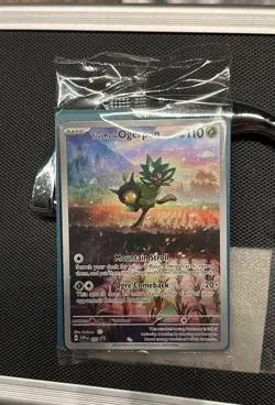 Teal Mask Ogerpon 123 SEALED -Promo Pokemon Card- Black Star Promo (3q) - Image 1