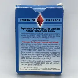 Marvel Overpower Card Game Sworn To Protect Starter Deck 55 Cards w Manual CCG - Image 5