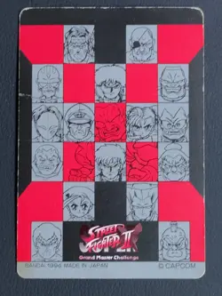 Ken 63 Street Fighter 2 Card TCG Capcom Bandai 1994 Japanese - Image 3