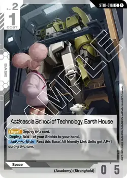 Gundam Card Game Asticassia School of Technology, Earth House PLAYSET Near Mint - Image 1
