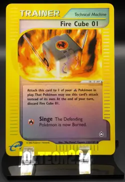Pokemon TCG Card Lot - 6 Reverse Holo Trainer Cubes from Aquapolis E-Reader Set - Image 1