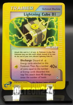 Pokemon TCG Card Lot - 6 Reverse Holo Trainer Cubes from Aquapolis E-Reader Set - Image 5