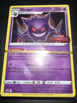 (Sealed) Gengar SWSH241 NM Mint Lost Origin SWSH Promo Stamp Card - Image 1