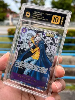 GM 10 Trafalgar Law OP05-069 Comic Parallel Manga Art One Piece Card Japanese - Image 3