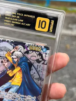 GM 10 Trafalgar Law OP05-069 Comic Parallel Manga Art One Piece Card Japanese - Image 5