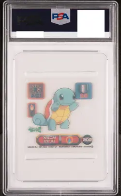 PSA 10 Pokemon Card Squirtle Amada Sticker Retsuden Super DX 1998 D05 Japanese - Image 2