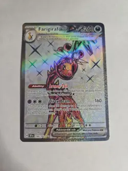 Pokemon Card Farigiraf ex - Ultra Rare SV05: Temporal Forces 194/162 NM - Image 2