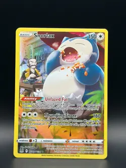 Snorlax TG10/TG30 SWSH Lost Origin Trainer Gallery Holo Pokemon TCG Card NM - Image 1