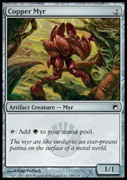 Copper Myr - Light Play MTG Scars of Mirrodin - Image 1