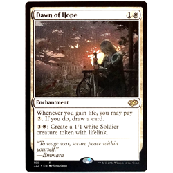 x1 Dawn of Hope J22 MTG M/NM White Rare Enchantment Jumpstart 2022 TCG CCG - Image 1
