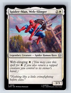 Spider-Man, Web-Slinger #16 Regular Common MTG 2025 Marvel's Spider-Man (SPM) - Image 1