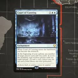 [1x] Court of Cunning Near Mint, English Commander Legends MTG Magic - Image 1