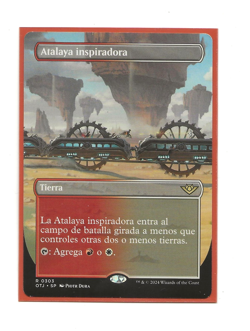 INSPIRING VANTAGE MTG Outlaws Thunder Junction OTJ Spanish Showcase NM Magic - Image 1