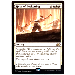 x1 Hour of Reckoning J22 MTG M/NM White Rare Sorcery Jumpstart 2022 TCG CCG - Image 1