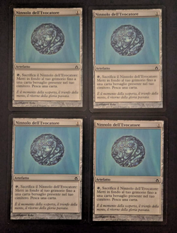 MAGIC MTG Playset NINNOLO DELL'EVOCATORE 4x Quinta Alba ITA - Image 1
