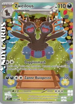 ZWEILOUS 147/086 • Rara Gallery • Fuoco Bianco WHT POKEMON - Image 1