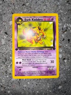 Pokemon TCG Cards 1st Edition Dark Kadabra 39/82 Team Rocket EXC - Image 3