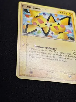 EXC NM Pichu Bros. 16/17 POP3 Carte Pokemon FR - Image 3