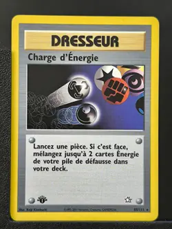 Carte Pokemon Charge d'energie 85/111 Edition 1 Ed 1 Neo Genesis Wizards FR 3 - Image 2