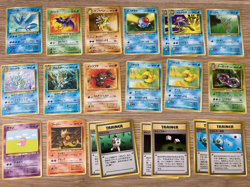 Pokemon Japanese 21x Nr Complete Fossil Set card Holo PL- Mint Articuno Bulk Lot - Image 2