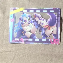 GODDESS STORY GENKI PARADE CARD - UR Transparent Card (Wolf Girls) - Image 1