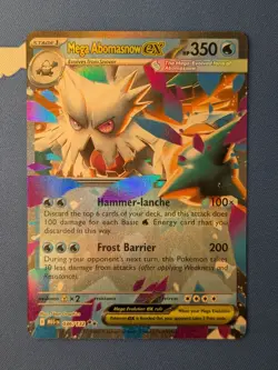 Mega Abomasnow EX 036/132 - Double Rare - Mega Evolution - Pokemon Card NM - Image 1