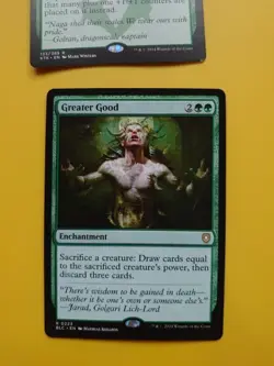 Greater Good & HArdened Scales. Green enchantment s Magic the Gathering 2 Card. - Image 2