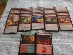 MTG Red Burn/Goblins 60 Card Standard Deck - Image 1