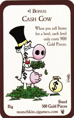 Munchkin Cash Cow Promotional Card Exclusive Warehouse 23 10d2 - Image 1