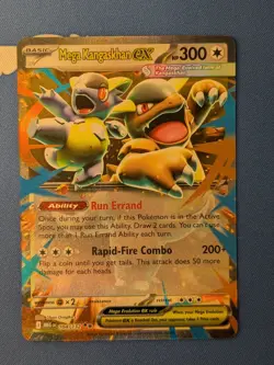 Mega Kangaskhan EX 104/132 - Double Rare - Mega Evolution - Pokemon Card NM - Image 1