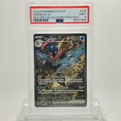 Greninja ex 132 Sv: Scarlet & Violet Promo Cards Holo Graded PSA 9 - Image 1