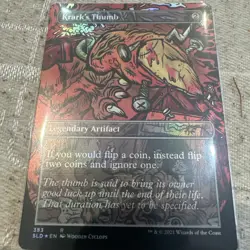 Magic the Gathering (mtg): SLD: Krark's Thumb - Rare - Foil - Full Art - Image 2