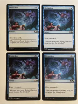 4x Mtg Core Set 2019 M19 Divination NM Magic The Gathering - Image 1