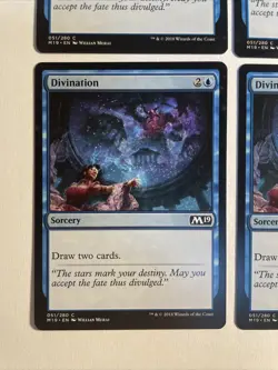 4x Mtg Core Set 2019 M19 Divination NM Magic The Gathering - Image 2