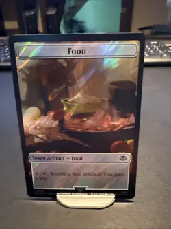 Smaug/Food (22, 23 , &) Double-Sided Token (Surge Foil) Lord of the Rings NM - Image 4