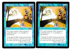 Fade Away - Exodus 1998 MTG Blue Common Sorcery LP X 2 - Image 1