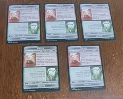 MTG Wicked Cursed Token - Wilds of Eldraine WOE - 0017 Token Enchantment - Image 3